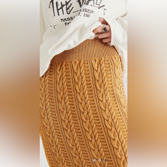 Free People knit cable skirt - Picture 4 of 4